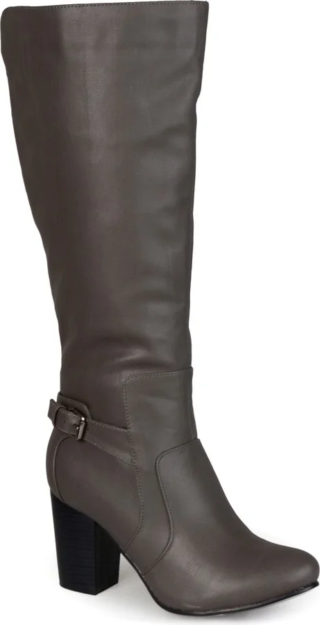 Journee Collection Women's Carver Block Heel Knee High Boots - Image 10