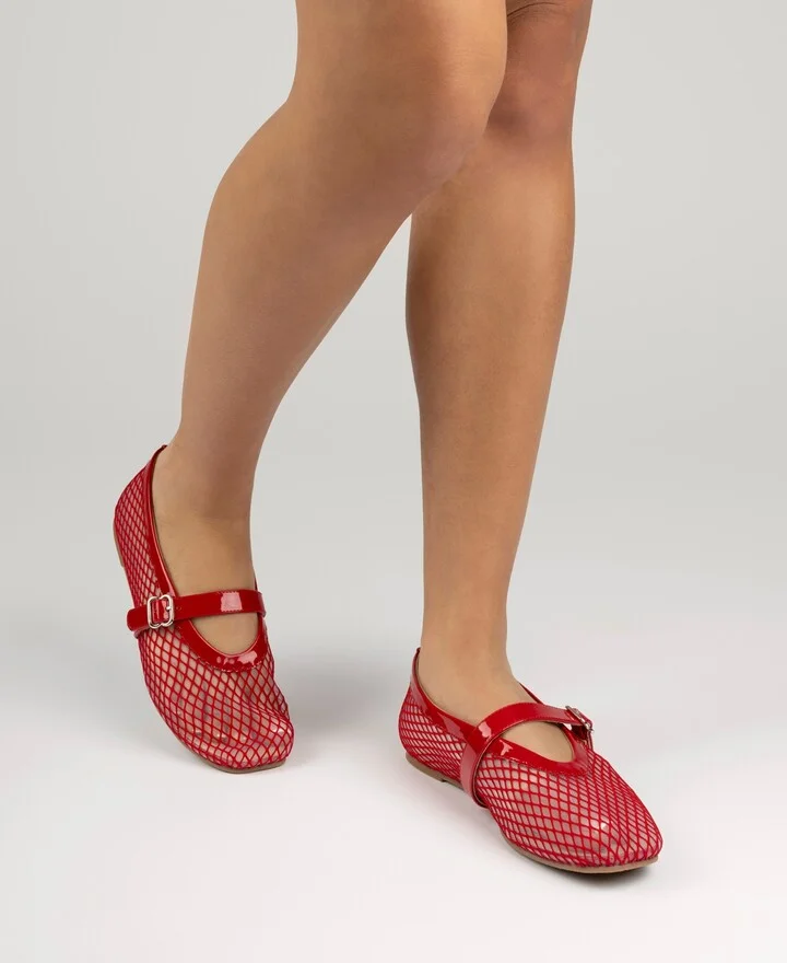 Journee Collection Women's Casha Mesh Mary Jane Flats - Image 6
