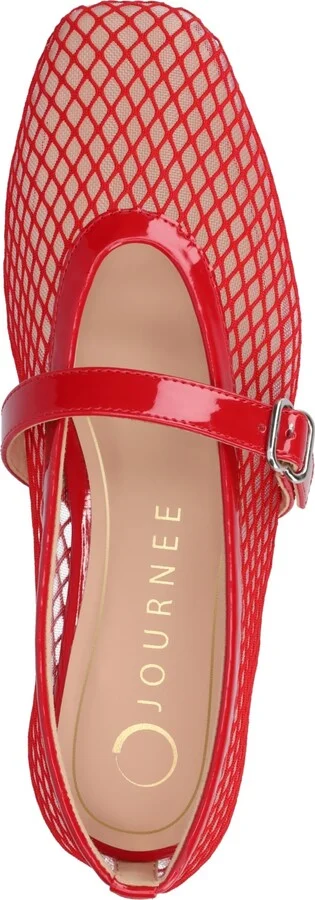 Journee Collection Women's Casha Mesh Mary Jane Flats - Image 9