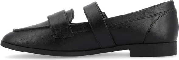 Journee Collection Women's Caspian Flats Brown/Suede - Image 3