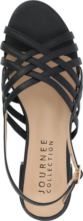 Journee Collection Women's Cassandra Woven Slingback Flat Sandals - Image 8