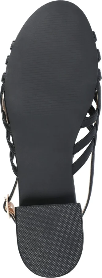 Journee Collection Women's Cassandra Woven Slingback Flat Sandals - Image 9