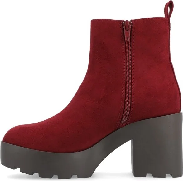 Journee Collection Women's Cassidy Booties Taupe - Image 3