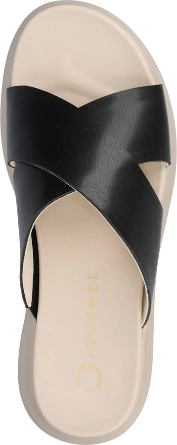 Journee Collection Women's Cathie Crisscross Platform Wedge Sandals - Image 4