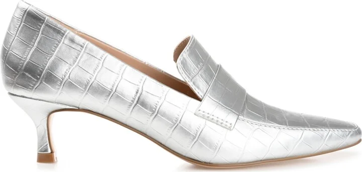 Journee Collection Women's Celina Kitten Heel Loafers - Image 2