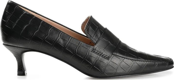 Journee Collection Women's Celina Kitten Heel Loafers - Image 6