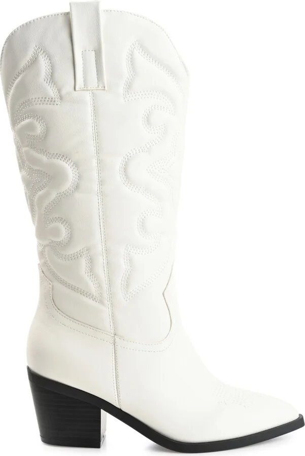 Journee Collection Women's Chantry Mid Shaft Western Boots - Image 2
