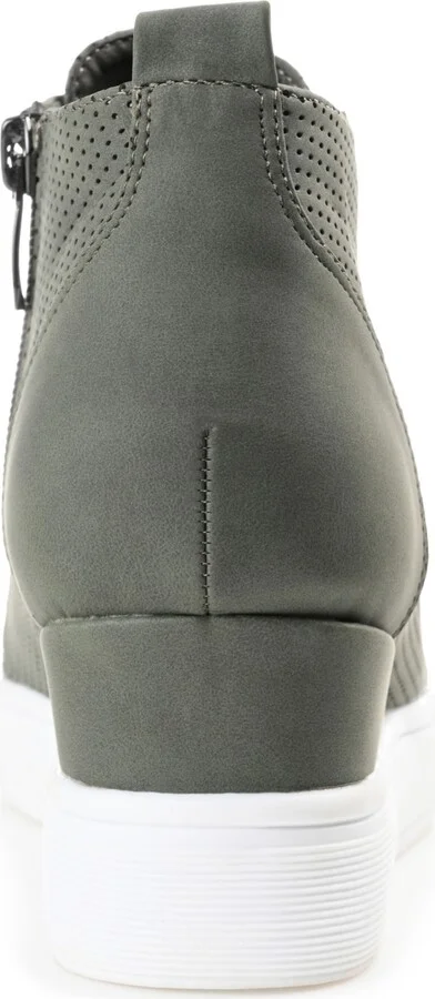 Journee Collection Women's Clara Wedge Sneakers - Image 3