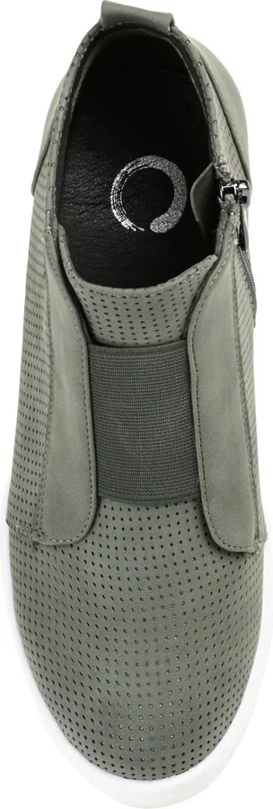 Journee Collection Women's Clara Wedge Sneakers - Image 4