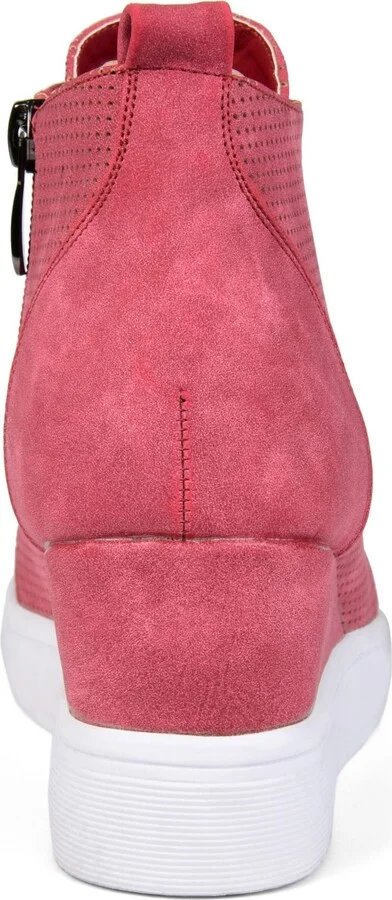 Journee Collection Women's Clara Wedge Sneakers - Image 7
