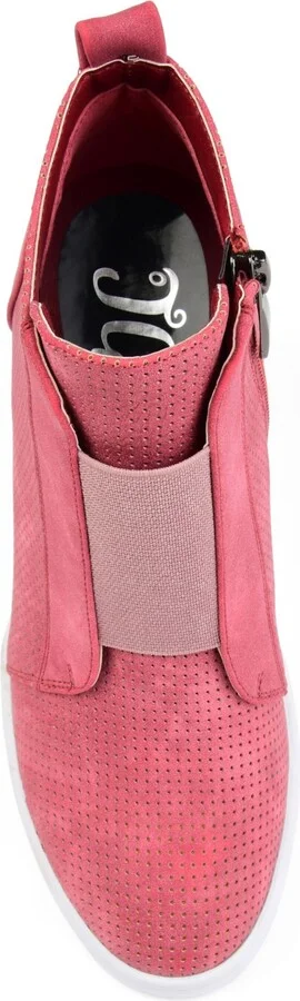 Journee Collection Women's Clara Wedge Sneakers - Image 8