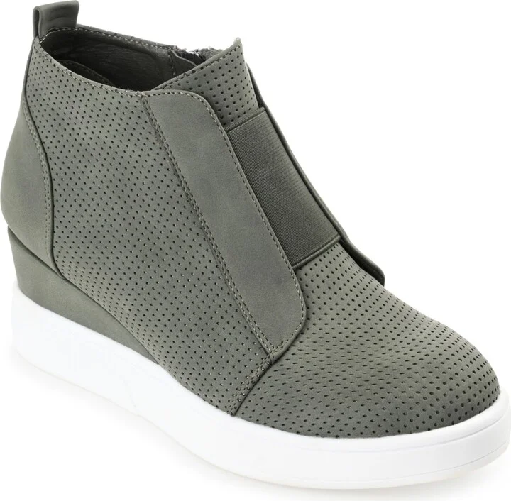 Journee Collection Women's Clara Wedge Sneakers