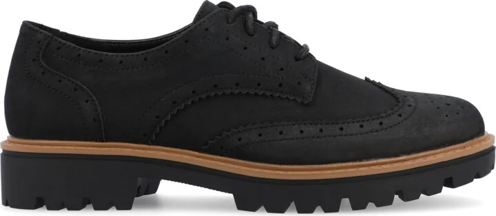 Journee Collection Women's Claudiya Oxford Lug Sole Loafers - Image 10