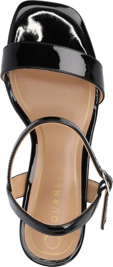 Journee Collection Women's Clayr Ankle Strap Wedge Sandals - Image 4