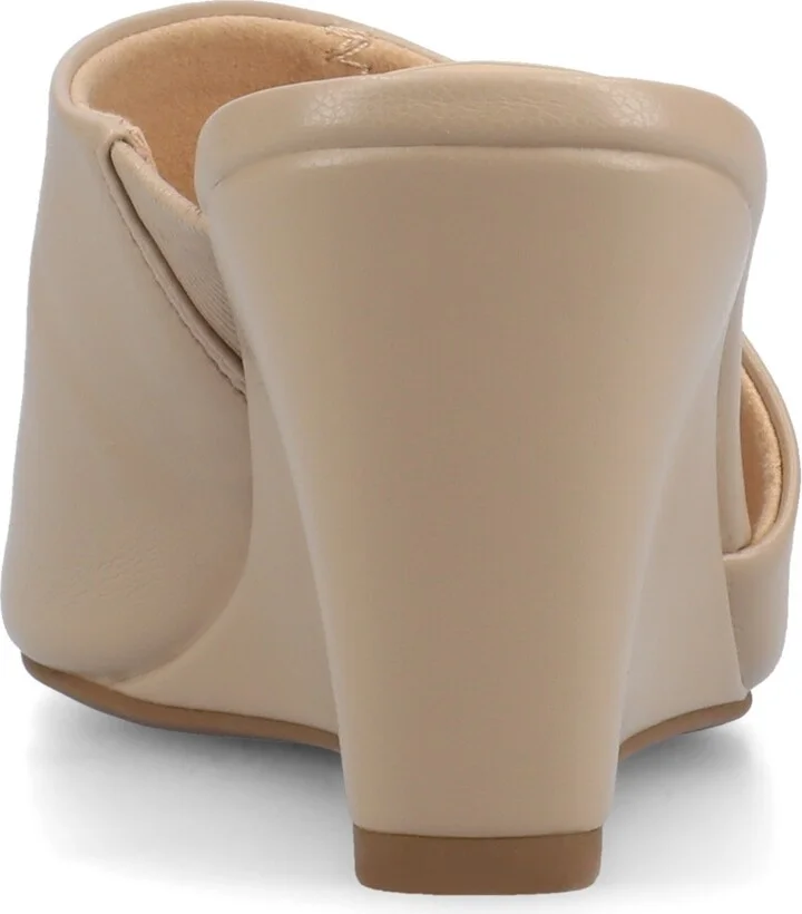 Journee Collection Women's Clementine D'Orsay Slip-On Wedge Sandals - Image 3
