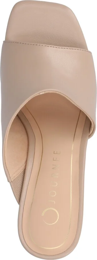 Journee Collection Women's Clementine D'Orsay Slip-On Wedge Sandals - Image 4