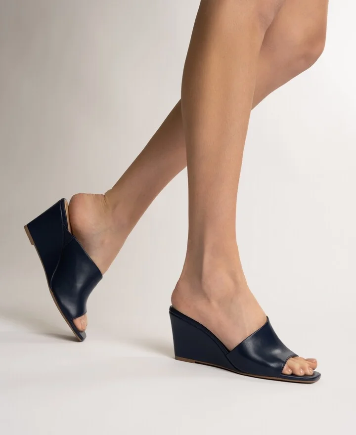 Journee Collection Women's Clementine D'Orsay Slip-On Wedge Sandals - Image 6