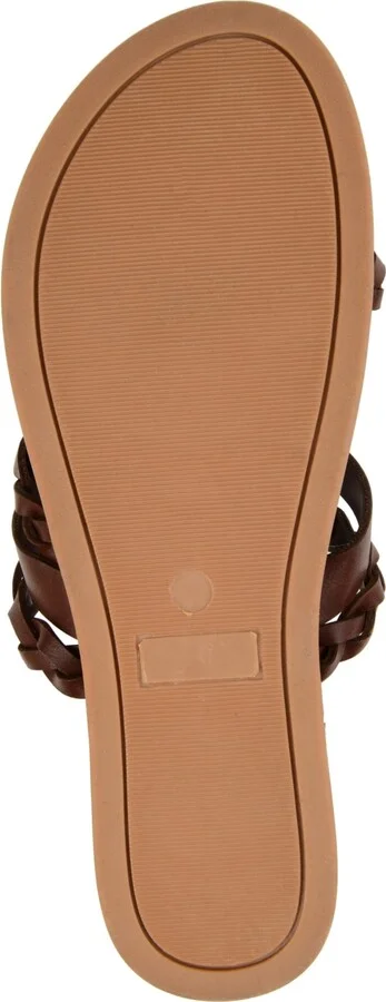Journee Collection Women's Colette Braided Strappy Open Toe Flat Sandals - Image 9