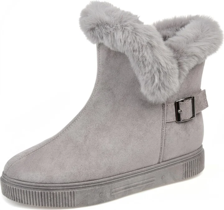 Journee Collection Womens Comfort Foam™ Sibby Winter Boot Grey 10 M