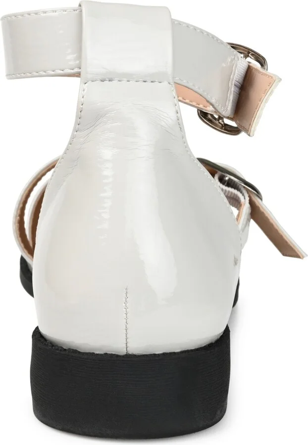 Journee Collection Women's Constance Double Buckle Flats - Image 3