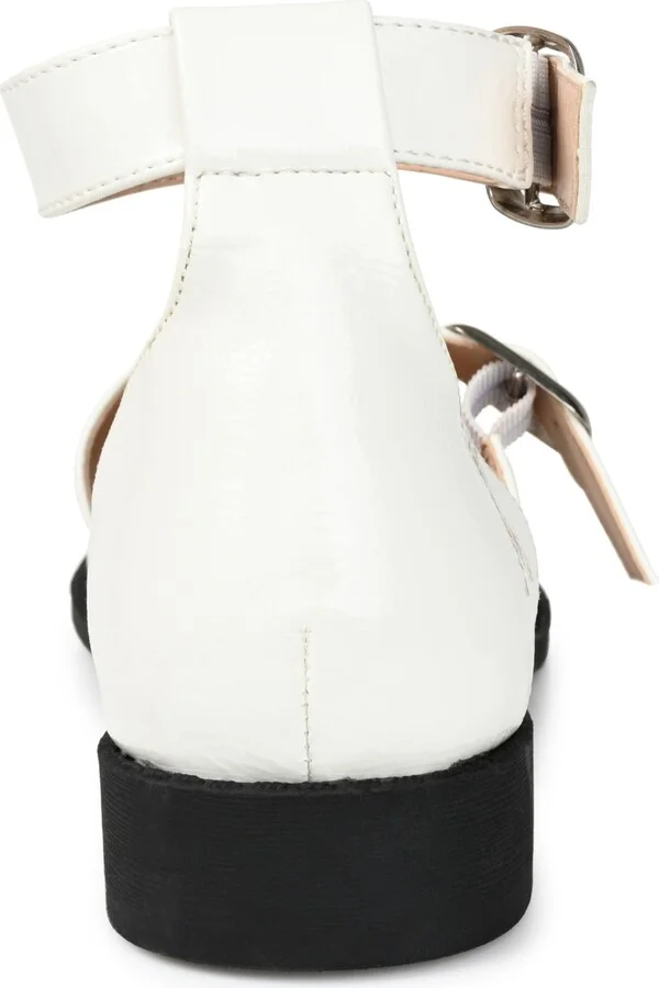 Journee Collection Women's Constance Double Buckle Flats - Image 7