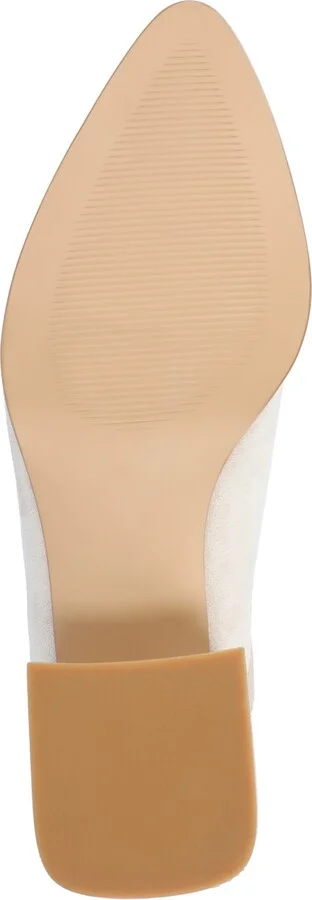 Journee Collection Women's Consuello Two Tone Pointed Toe Block Heel Booties - Image 5