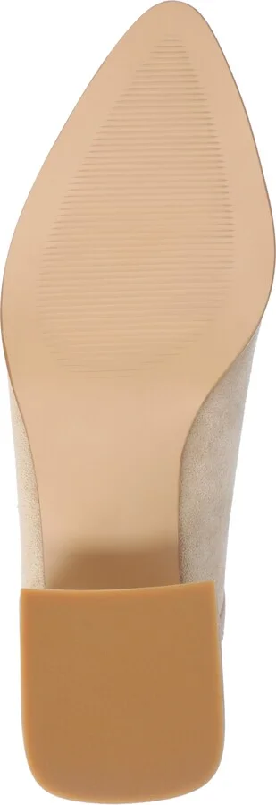 Journee Collection Women's Consuello Two Tone Pointed Toe Block Heel Booties - Image 9