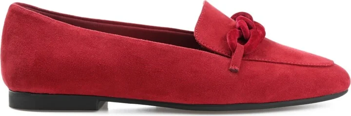 Journee Collection Women's Cordell Chain Detail Loafers - Image 11