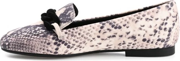 Journee Collection Women's Cordell Slip On Square Toe Loafer Flats Black - Image 5