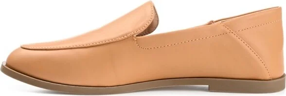 Journee Collection Women's Corinne Slip On Almond Toe Loafer Flats Black - Image 4