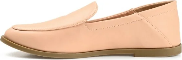 Journee Collection Women's Corinne Slip On Almond Toe Loafer Flats Black - Image 5