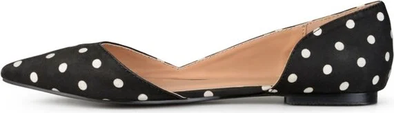 Journee Collection Women's Cortni Slip On Pointed Toe D'Orsay Flats Blue - Image 8