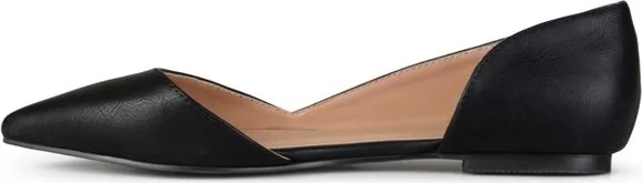 Journee Collection Women's Cortni Slip On Pointed Toe D'Orsay Flats Blue - Image 10