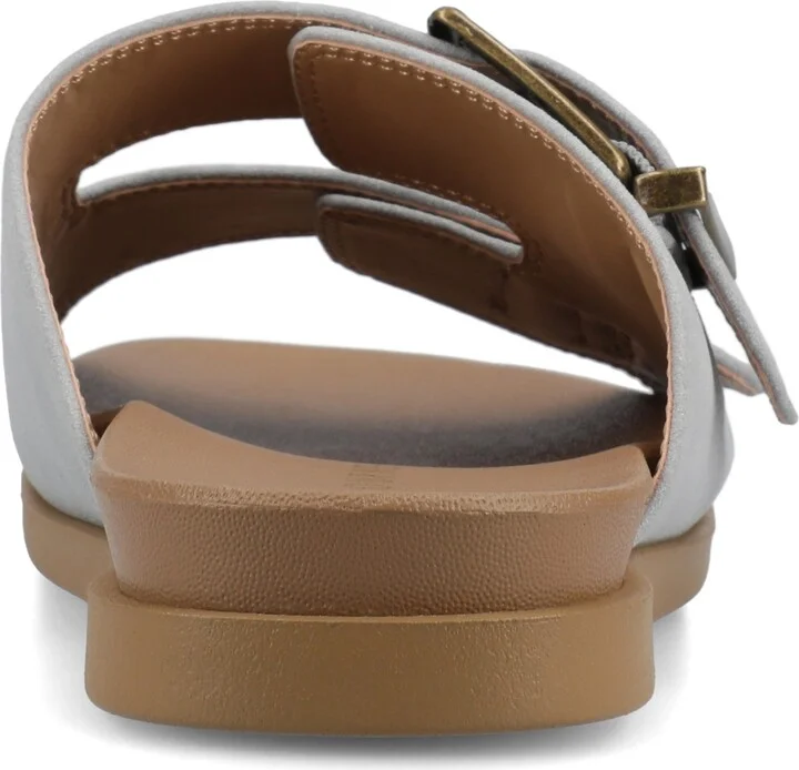 Journee Collection Women's Cosette Double Strap Flat Sandals - Image 8