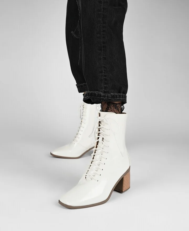 Journee Collection Women's Covva Lace-Up Booties - Image 6