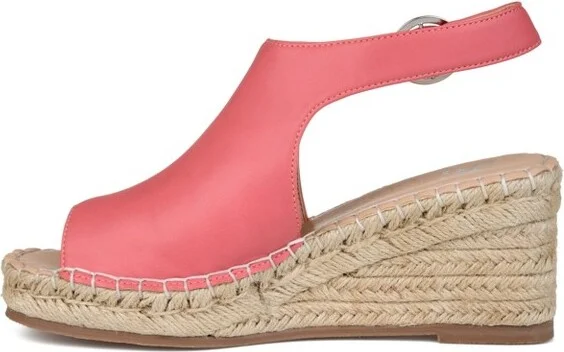 Journee Collection Women's Crew Wedge Heel Espadrille Sandals Blue - Image 8