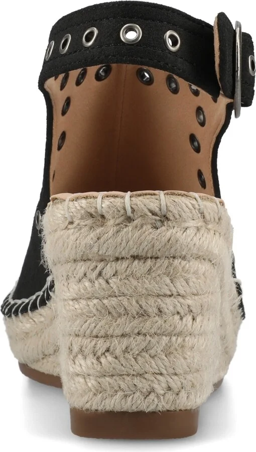 Journee Collection Women's Crisie Peep Toe Espadrille Wedge Sandals - Image 3