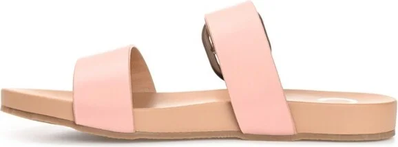 Journee Collection Womens Crysta Tru Comfort Foam Slide Flat Sandals Rose 6 - Image 2