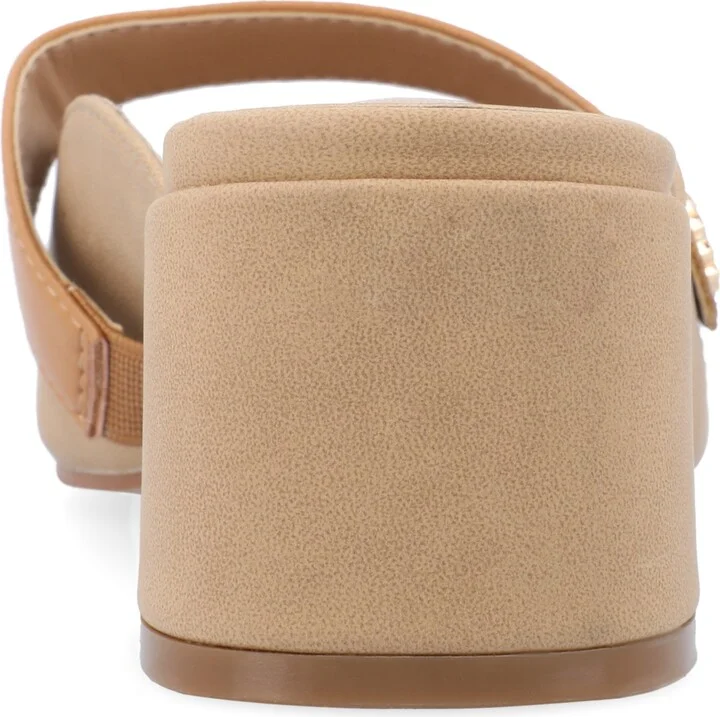 Journee Collection Women's Dalla Block Heel Mary Jane Mules - Image 3