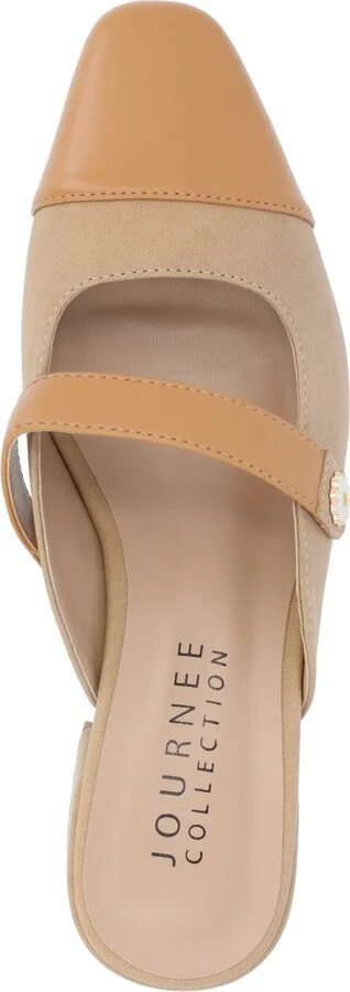 Journee Collection Women's Dalla Block Heel Mary Jane Mules - Image 4