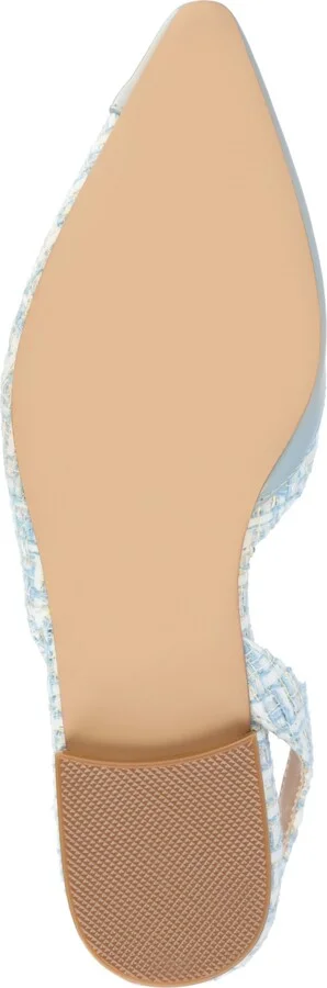 Journee Collection Women's Daphnne Slingback Pointed Cap Toe Flats - Image 5