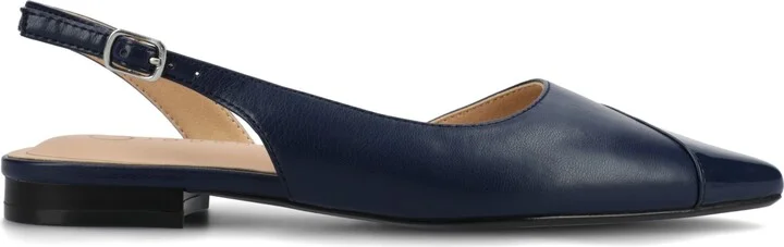 Journee Collection Women's Daphnne Slingback Pointed Cap Toe Flats - Image 10