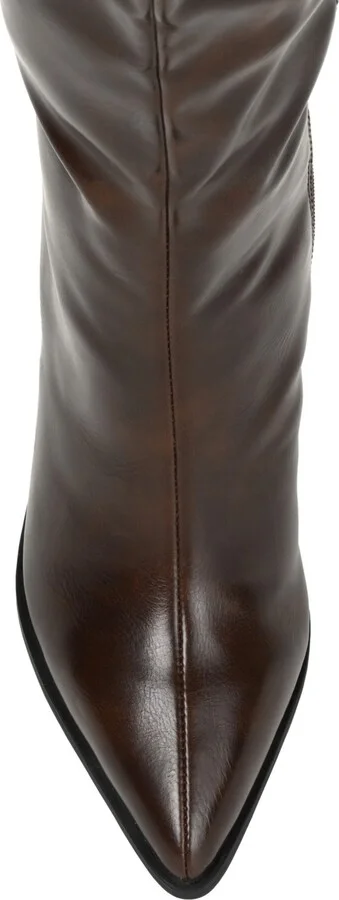 Journee Collection Women's Daria Cowboy Knee High Boots - Image 8