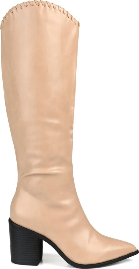 Journee Collection Women's Daria Cowboy Knee High Boots - Image 10