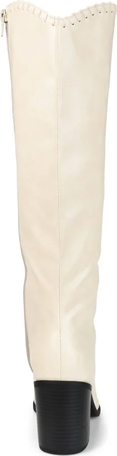 Journee Collection Women's Daria Wide Calf Cowboy Knee High Boots - Image 7