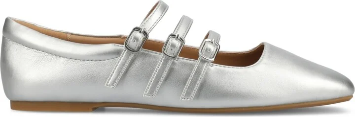 Journee Collection Women's Darlin Multi Strap Mary Jane Square Toe Flats - Image 6