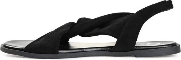 Journee Collection Womens Deleece Tru Comfort Foam Sling Back Low Block Heel Sandals Black 6.5 - Image 2