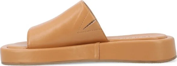 Journee Collection Women's Denrie Slide Flatform Sandals Tan - Image 2