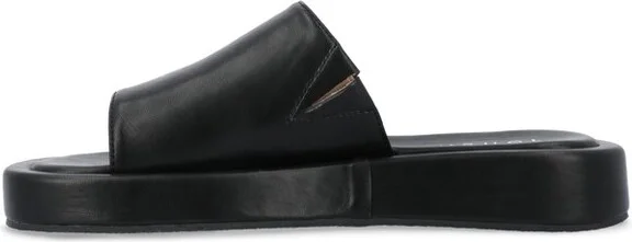 Journee Collection Women's Denrie Slide Flatform Sandals Tan - Image 5