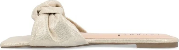 Journee Collection Women's Dianah Slip On Slide Flat Sandals Silver - Image 4